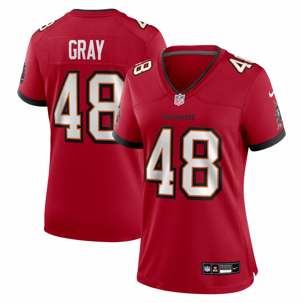 NFL Tampa Bay Buccaneers JT Gray  Women's Team Game Jersey