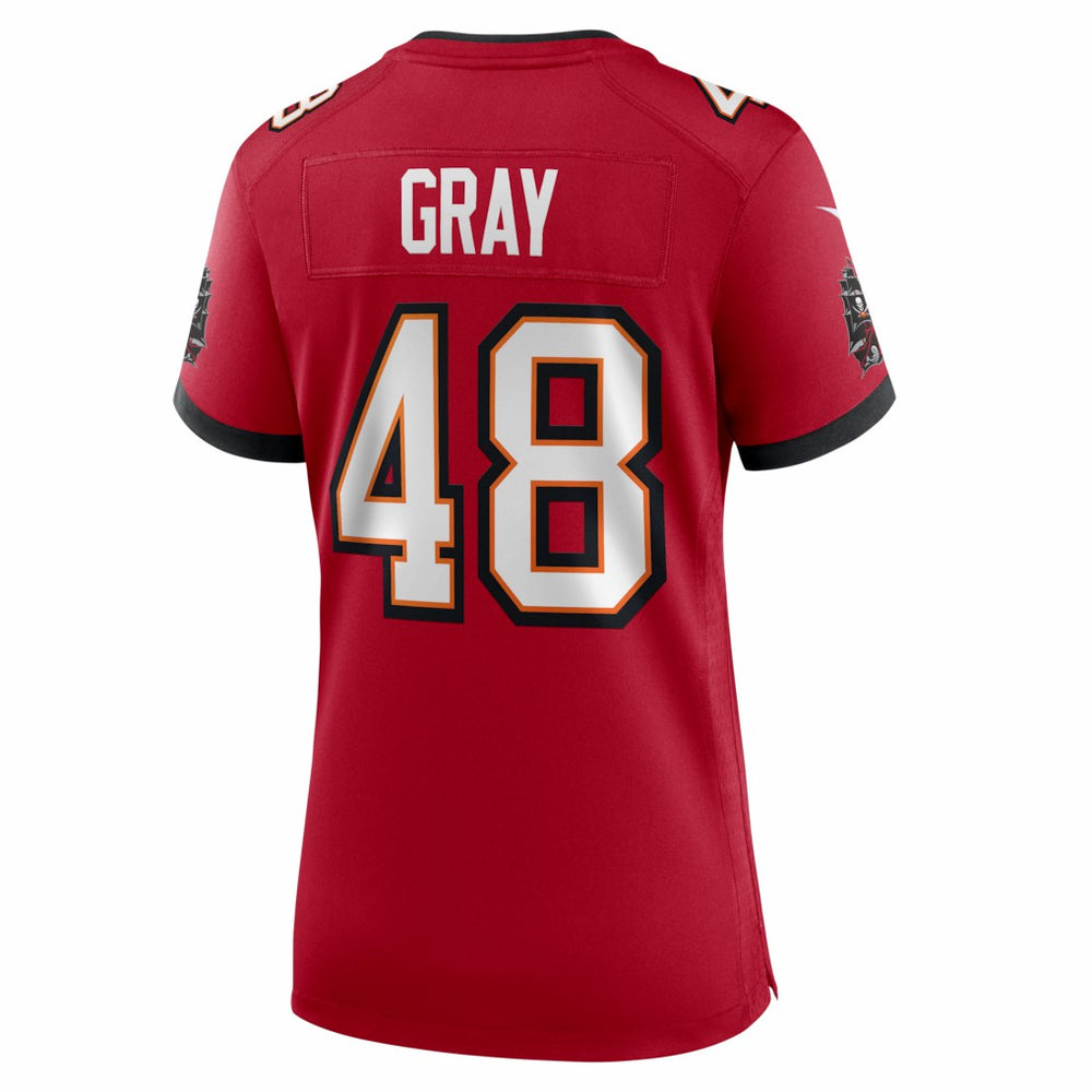 NFL Tampa Bay Buccaneers JT Gray  Women's Team Game Jersey