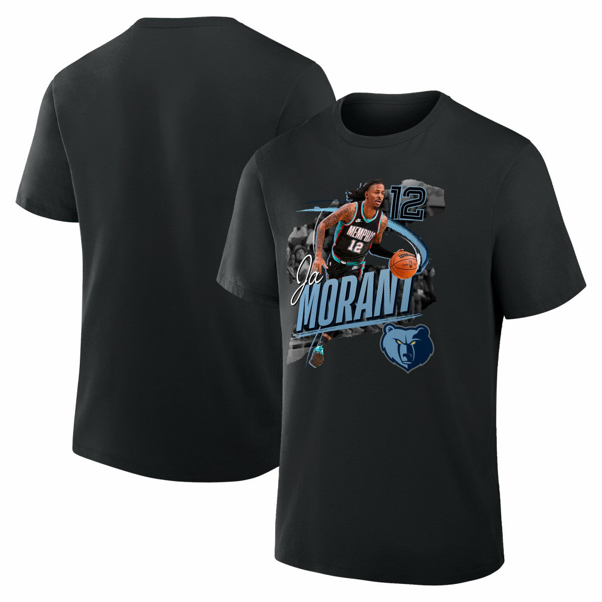 Ja Morant Memphis Grizzlies Start of Season T-Shirt - Black sale