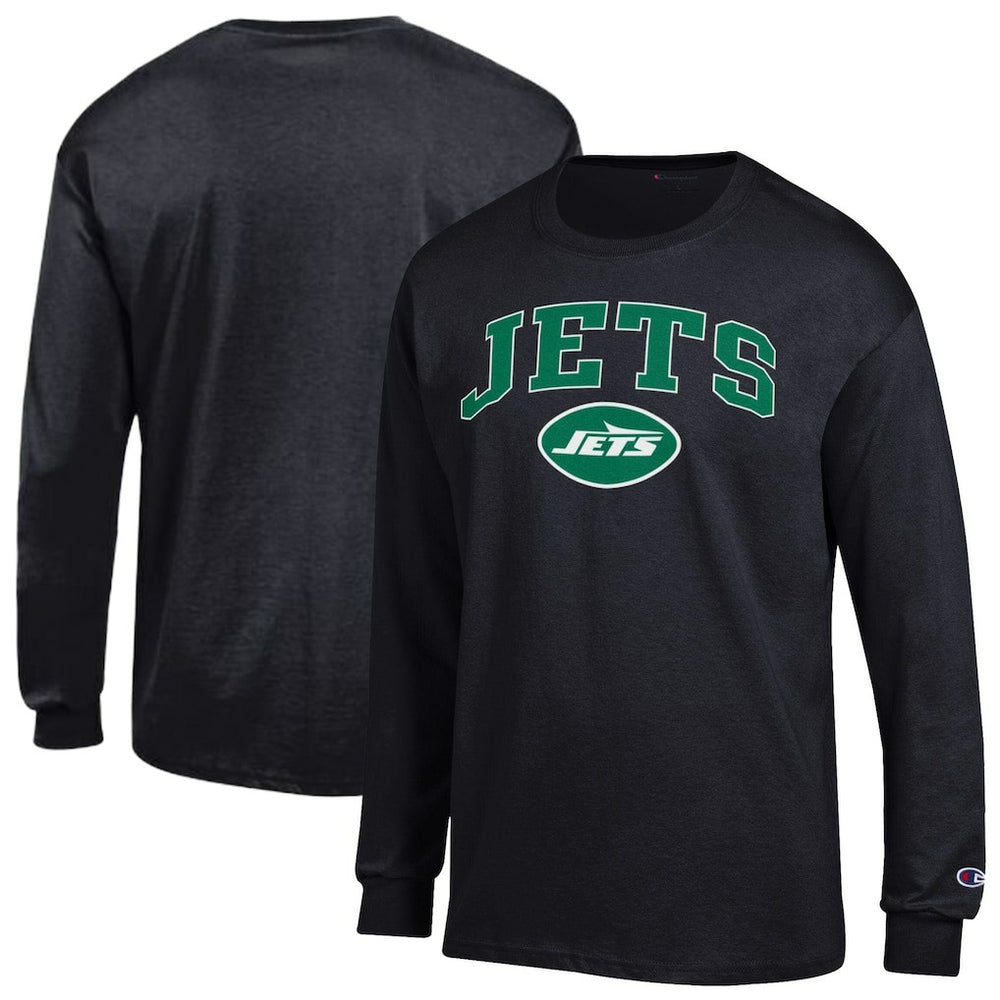 NFL New York Jets Arch Over Logo Long Sleeve T-Shirt