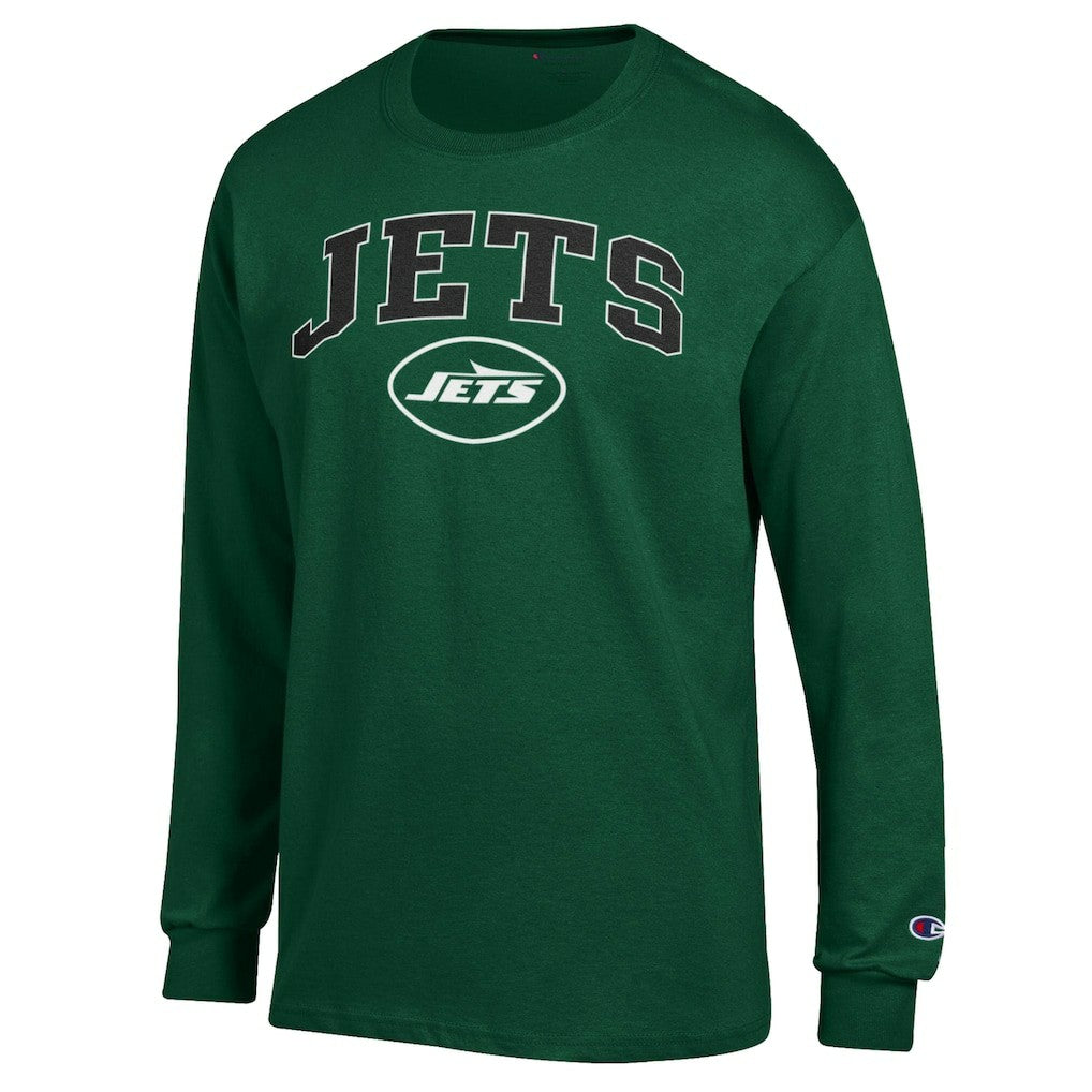 NFL New York Jets Arch Over Logo Long Sleeve T-Shirt