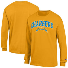 NFL Los Angeles Chargers Arch Over Logo Long Sleeve T-Shirt