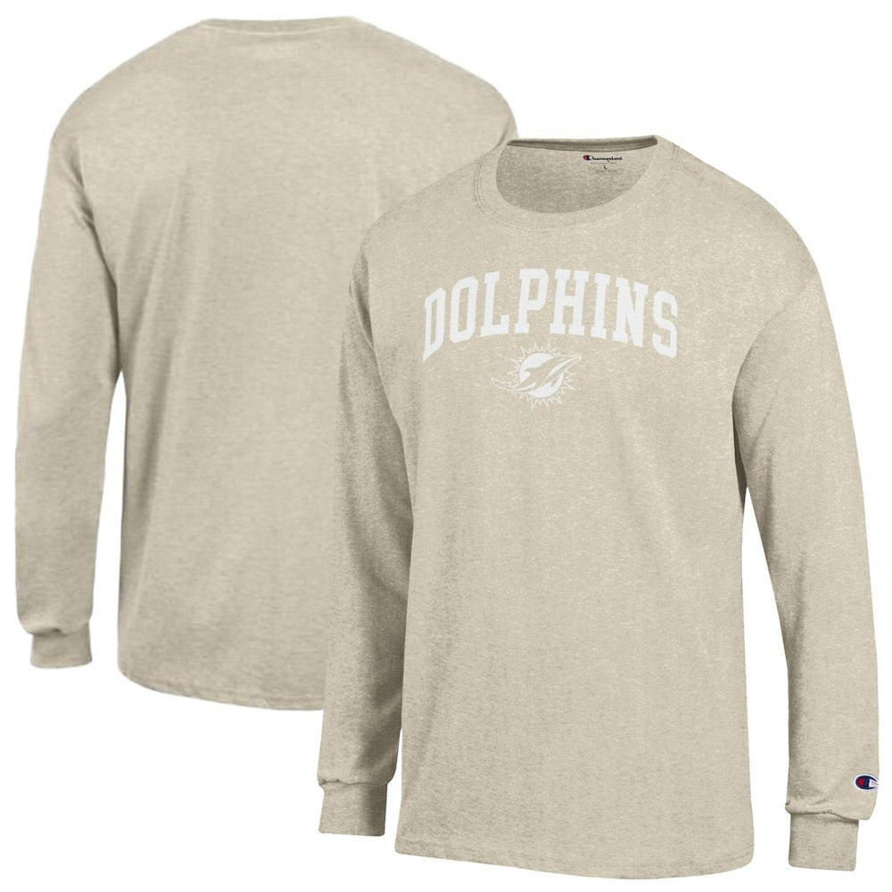 NFL Miami Dolphins White Ink Jersey Long Sleeve T-Shirt