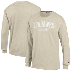 NFL Seattle Seahawks White Ink Jersey Long Sleeve T-Shirt