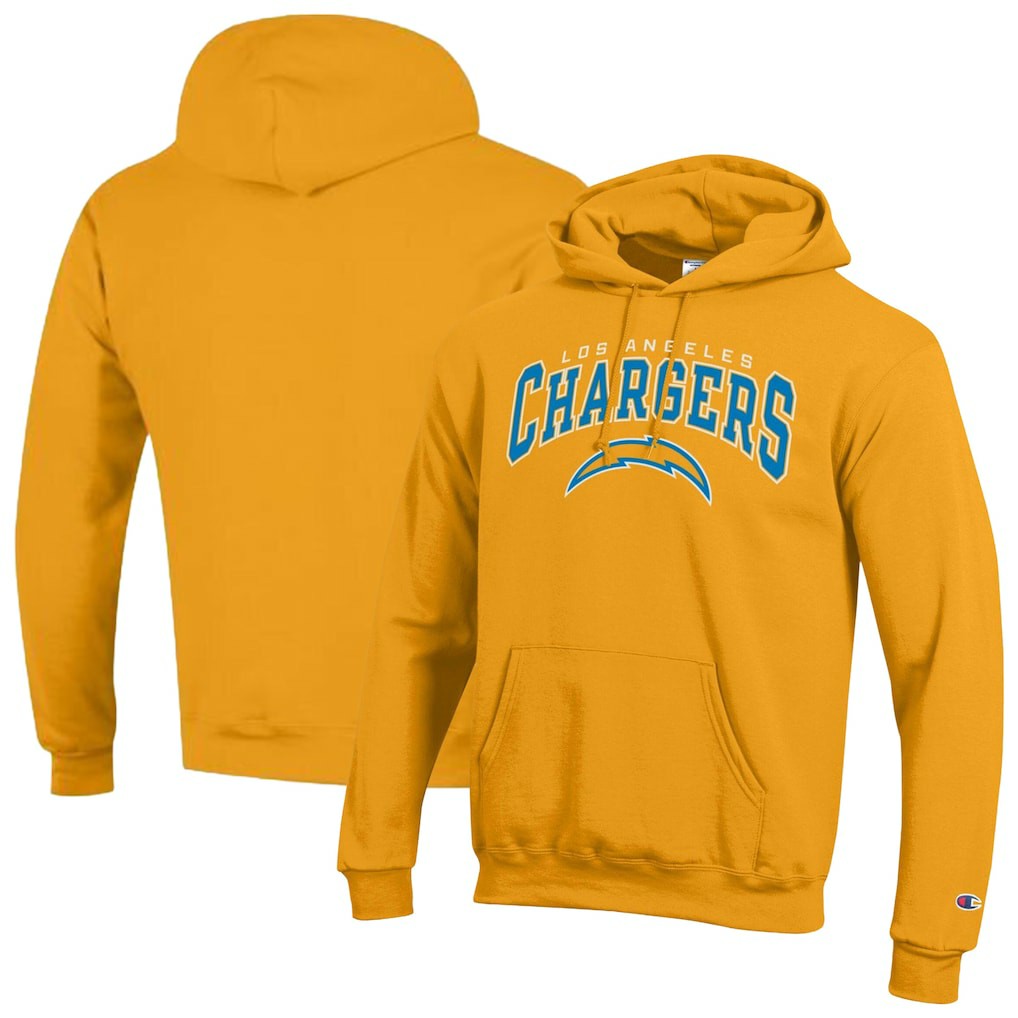 NFL Los Angeles Chargers Powerblend Arch over Logo Hoodie
