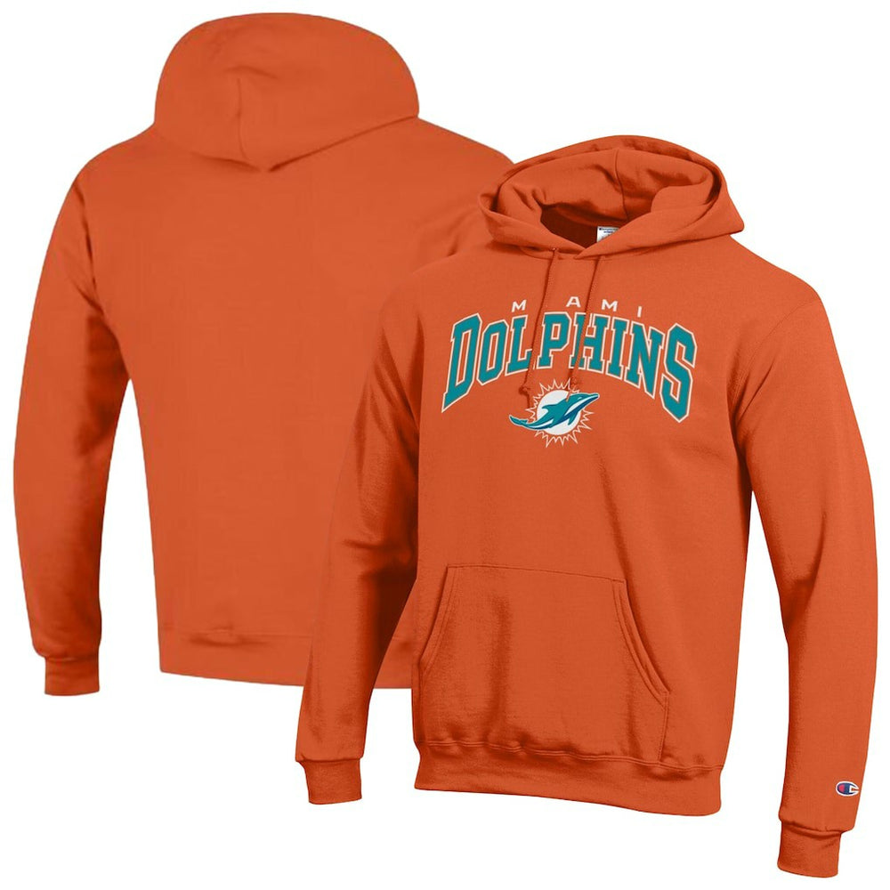 NFL Miami Dolphins Powerblend Arch over Logo Hoodie