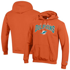 NFL Miami Dolphins Powerblend Arch over Logo Hoodie