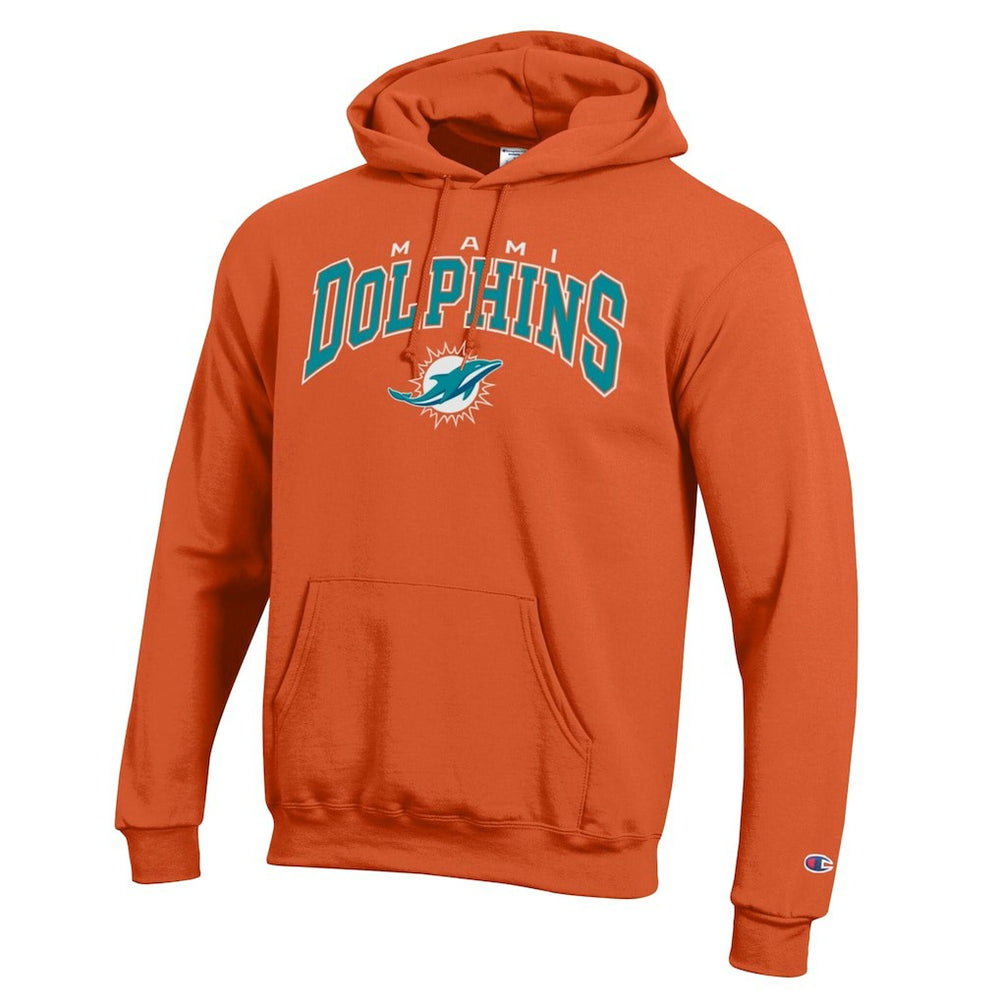 NFL Miami Dolphins Powerblend Arch over Logo Hoodie