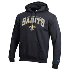NFL New Orleans Saints Powerblend Arch over Logo Hoodie