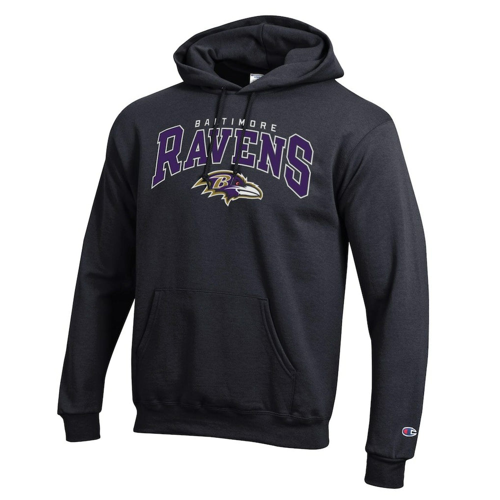NFL Baltimore Ravens Powerblend Arch over Logo Hoodie