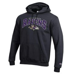 NFL Baltimore Ravens Powerblend Arch over Logo Hoodie