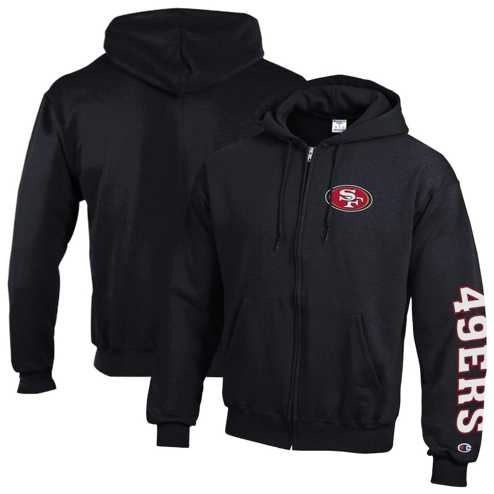 NFL San Francisco 49ers Powerblend Fleece Full-Zip Hoodie