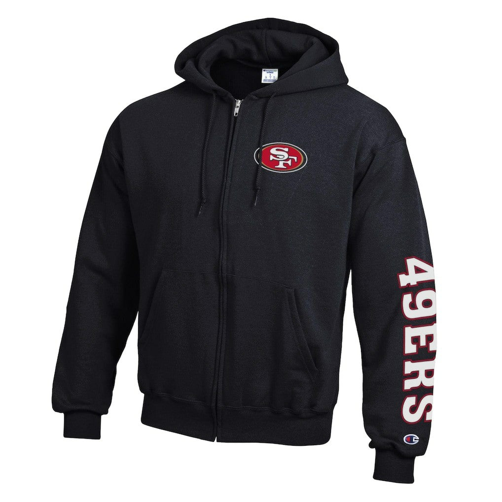 NFL San Francisco 49ers Powerblend Fleece Full-Zip Hoodie