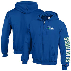 NFL Seattle Seahawks Powerblend Fleece Full-Zip Hoodie