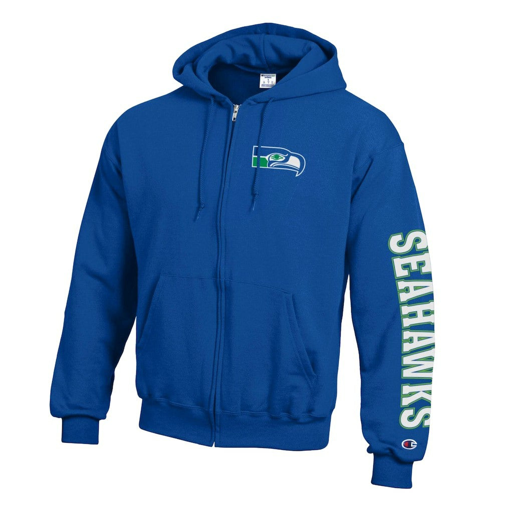 NFL Seattle Seahawks Powerblend Fleece Full-Zip Hoodie