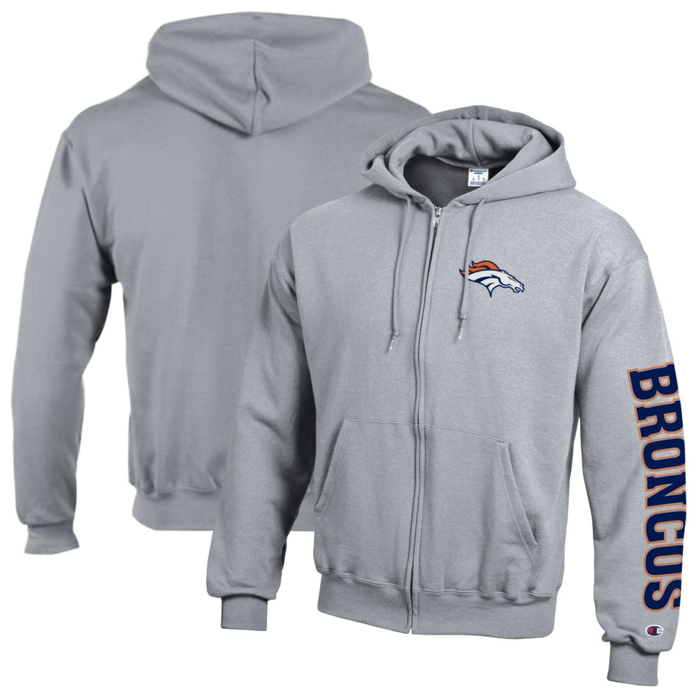 NFL Denver Broncos Powerblend Fleece Full-Zip Hoodie