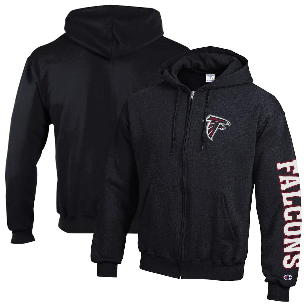NFL Atlanta Falcons Powerblend Fleece Full-Zip Hoodie