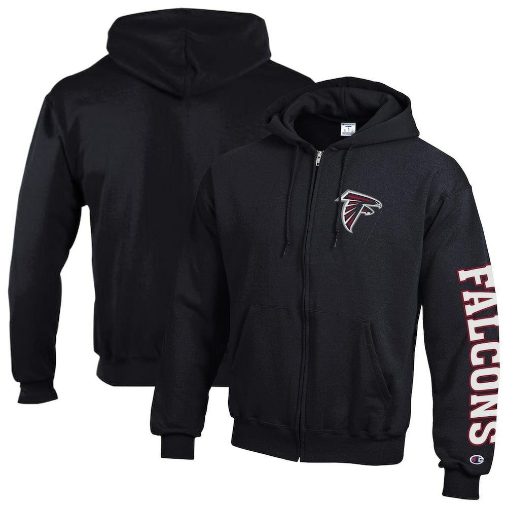 NFL Atlanta Falcons Powerblend Fleece Full-Zip Hoodie