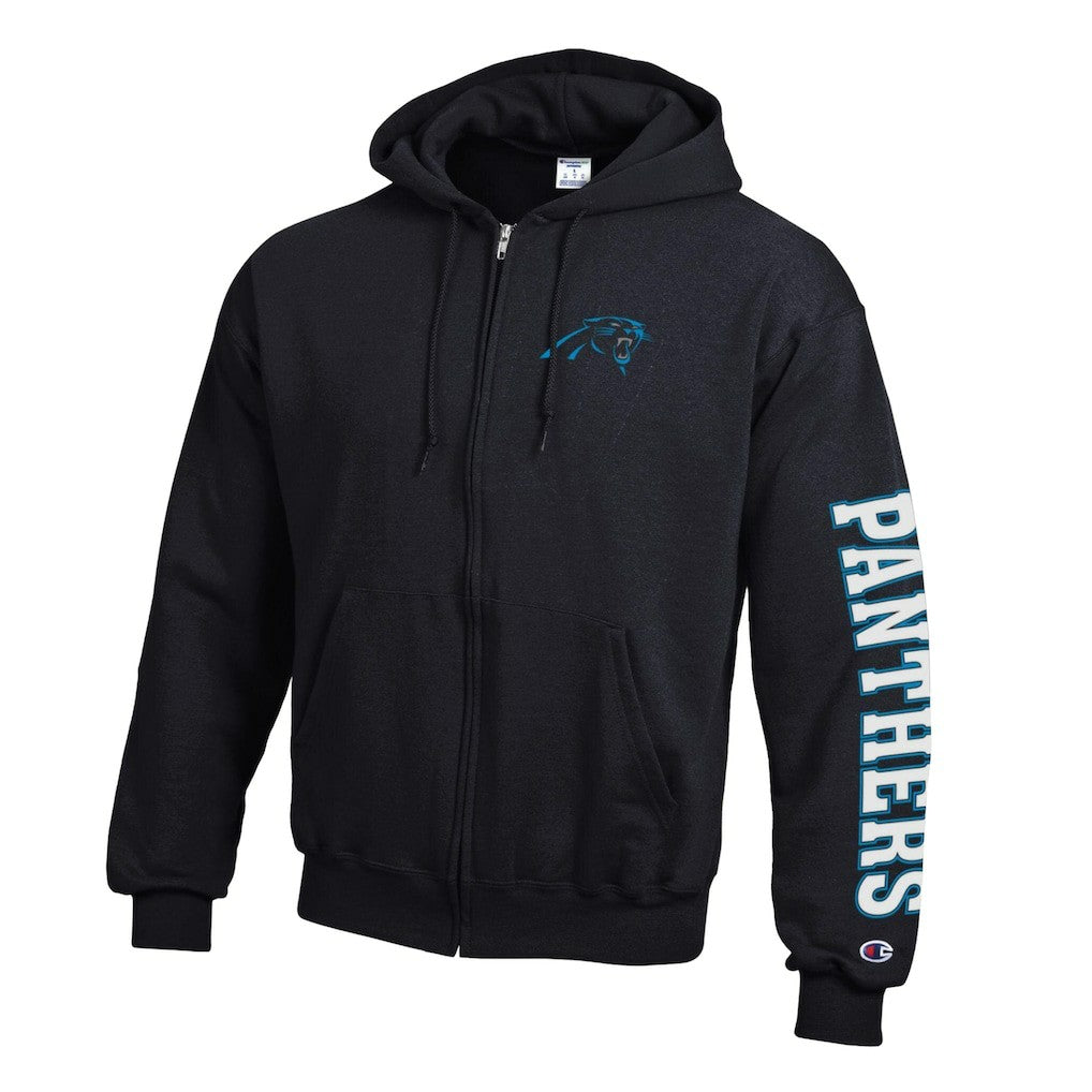 NFL Carolina Panthers Powerblend Fleece Full-Zip Hoodie