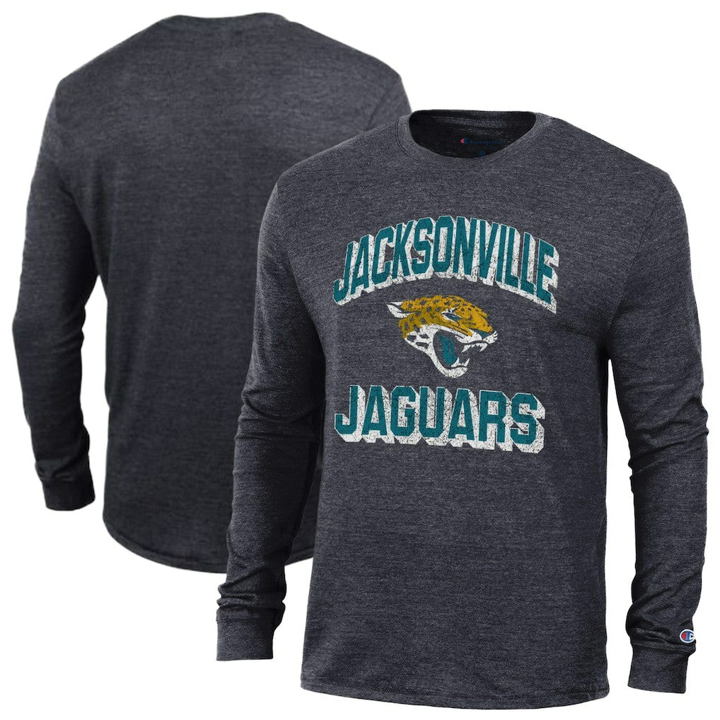 NFL Jacksonville Jaguars Ultimate Tri-Blend Long Sleeve T-Shirt