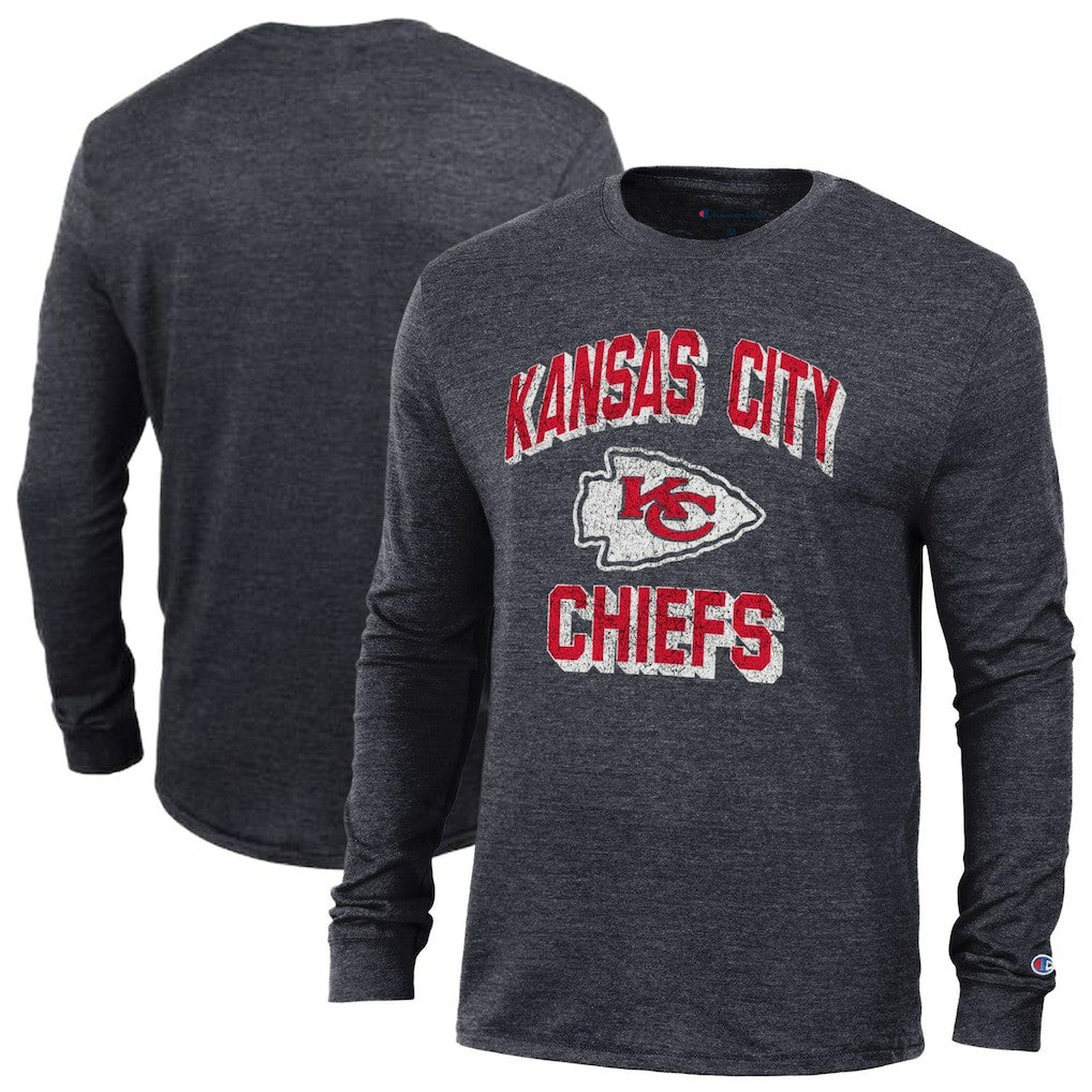 NFL Kansas City Chiefs Ultimate Tri-Blend Long Sleeve T-Shirt