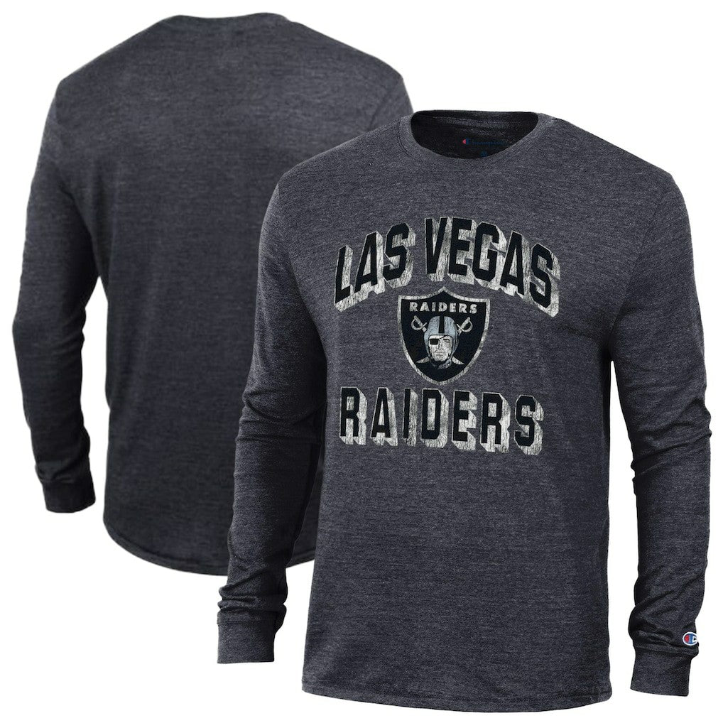 NFL Las Vegas Raiders Ultimate Tri-Blend Long Sleeve T-Shirt