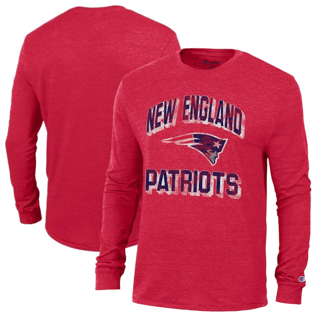 NFL New England Patriots Ultimate Tri-Blend Long Sleeve T-Shirt