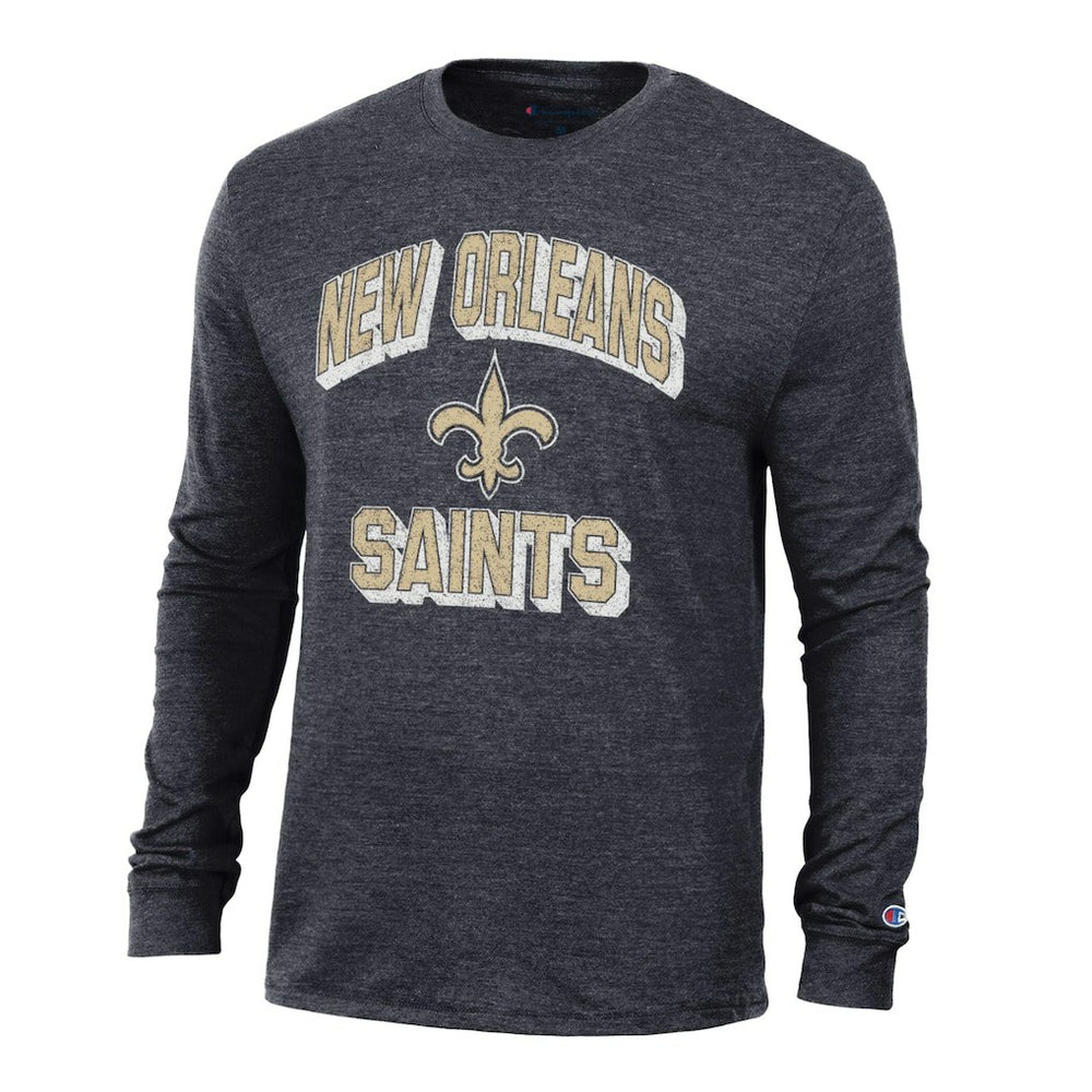 NFL New Orleans Saints Ultimate Tri-Blend Long Sleeve T-Shirt