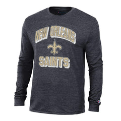 NFL New Orleans Saints Ultimate Tri-Blend Long Sleeve T-Shirt