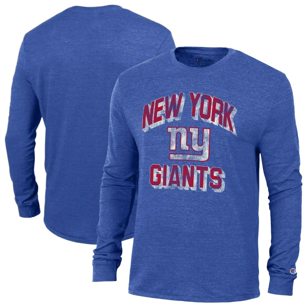 NFL New York Giants Ultimate Tri-Blend Long Sleeve T-Shirt