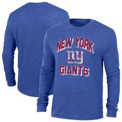 NFL New York Giants Ultimate Tri-Blend Long Sleeve T-Shirt