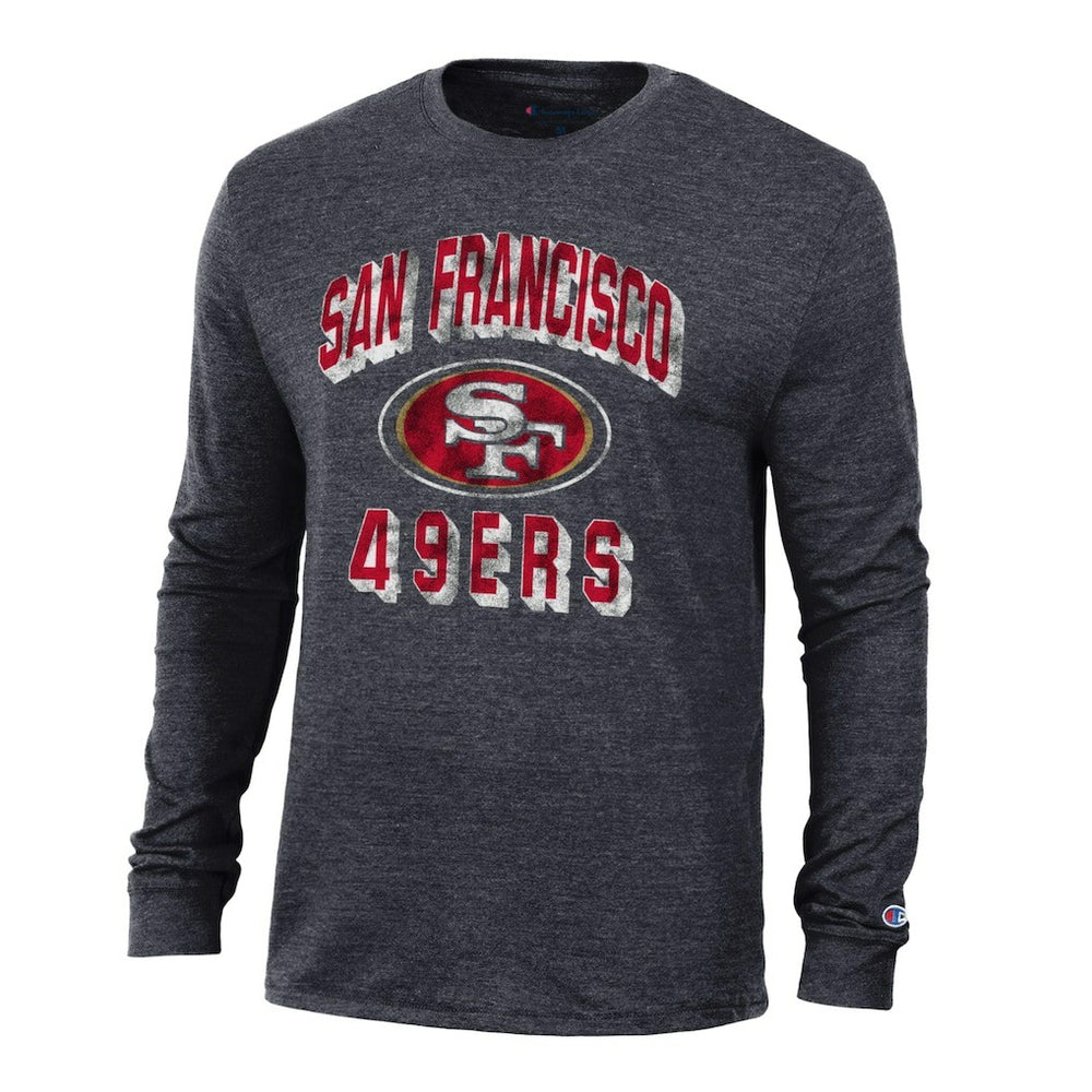 NFL San Francisco 49ers Ultimate Tri-Blend Long Sleeve T-Shirt