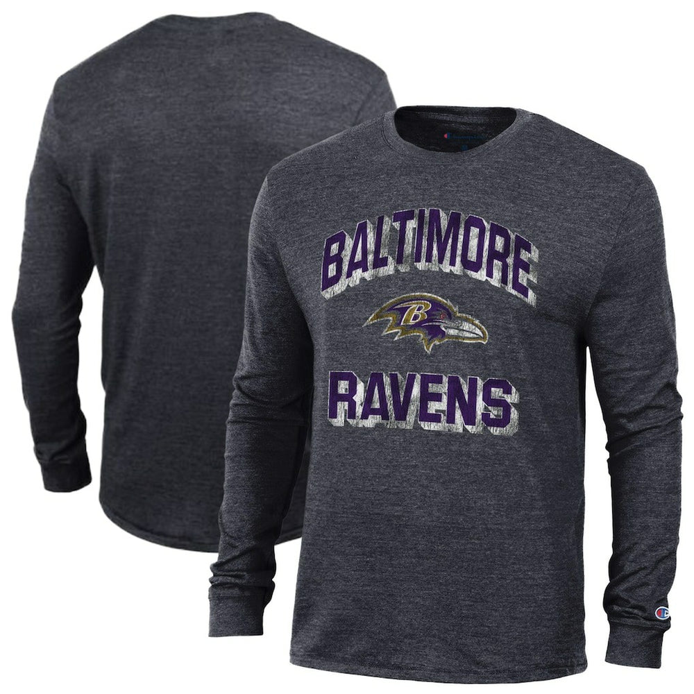 NFL Baltimore Ravens Ultimate Tri-Blend Long Sleeve T-Shirt