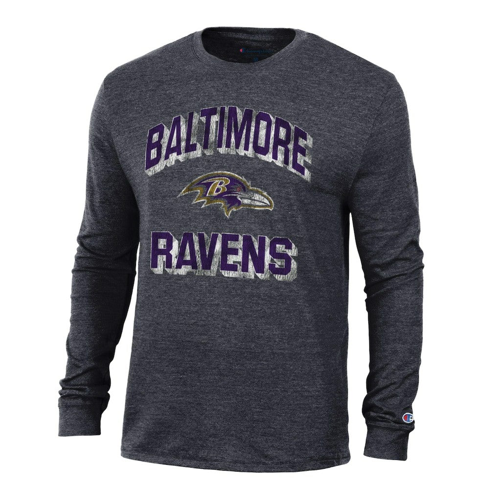 NFL Baltimore Ravens Ultimate Tri-Blend Long Sleeve T-Shirt