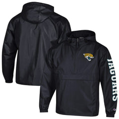 NFL Jacksonville Jaguars Packable Windbreaker Half-Zip Jacket