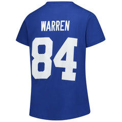 NFL Indianapolis Colts Tyler Warren  Women's Plus Size Name & Number V-Neck T-Shirt