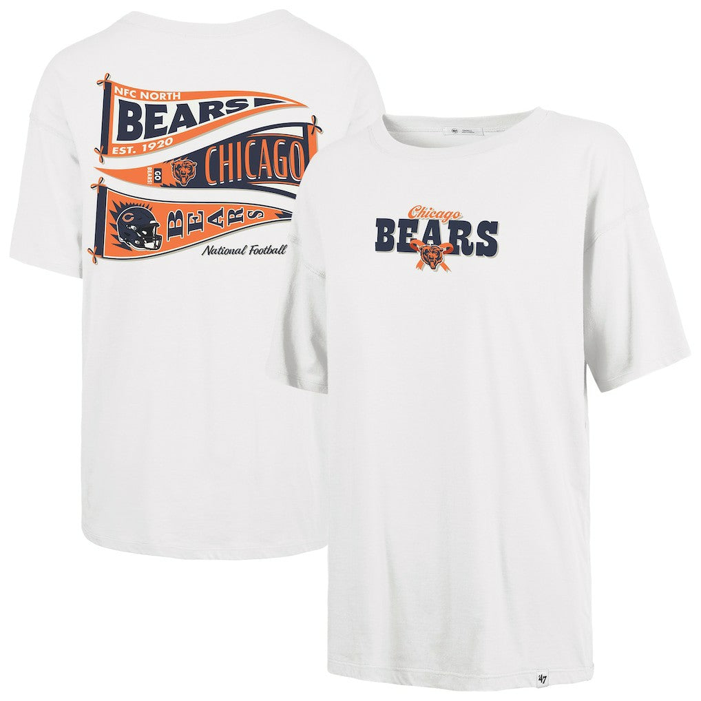 NFL Chicago Bears '47 Women's Bow & Banner Sadie T-Shirt