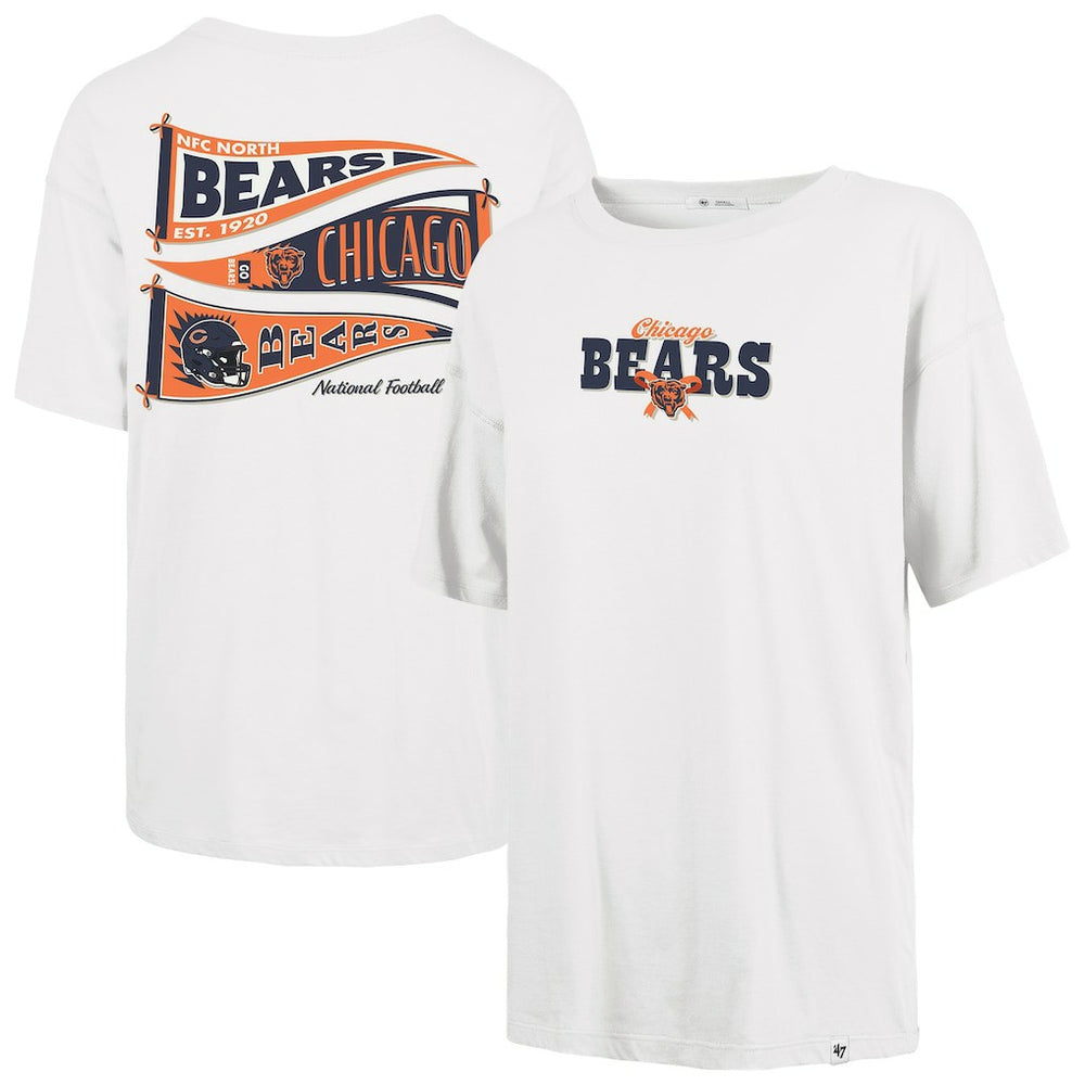 NFL Chicago Bears '47 Women's Bow & Banner Sadie T-Shirt