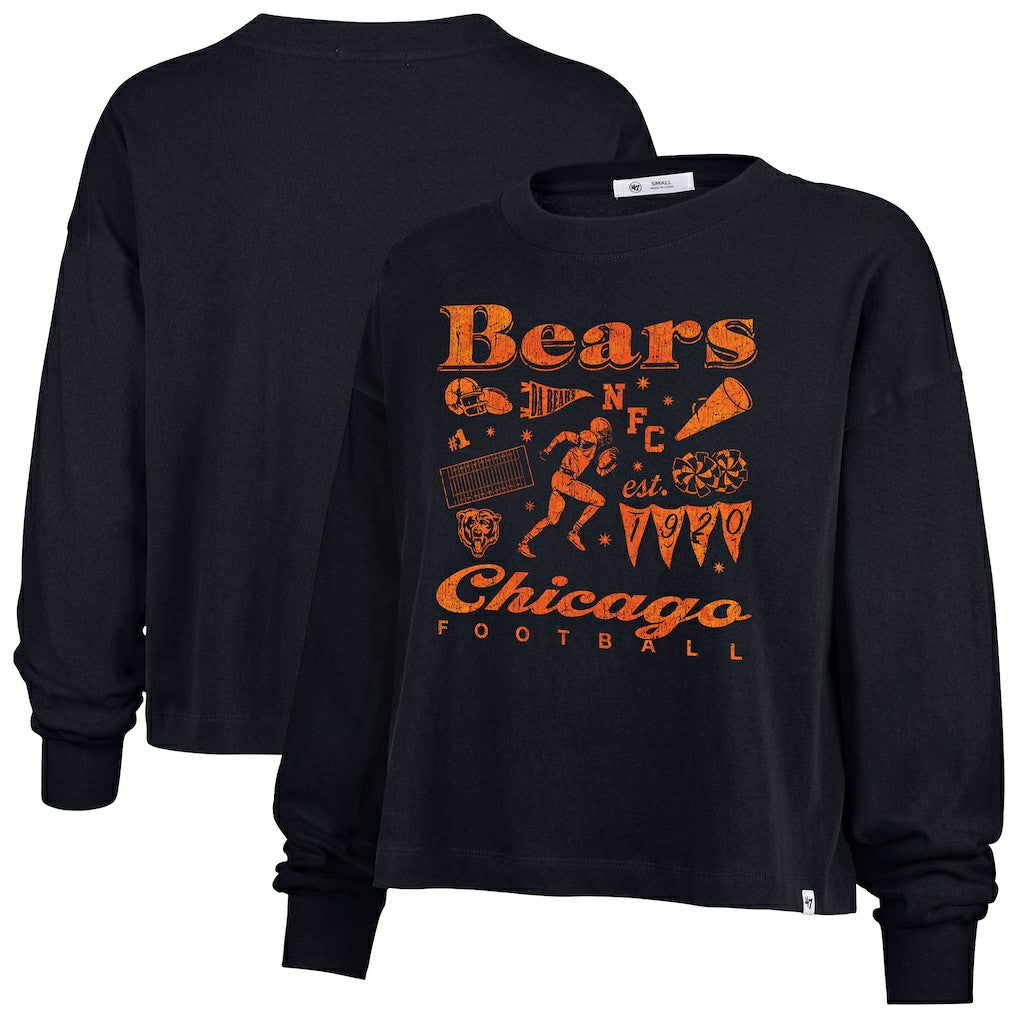 NFL Chicago Bears '47 Women's Team Collage Sydney Long Sleeve T-Shirt