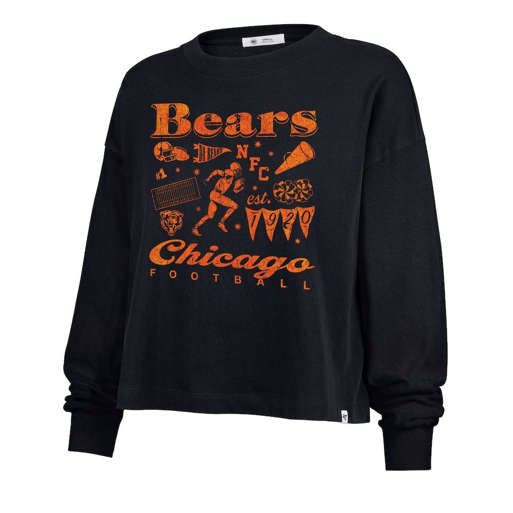 NFL Chicago Bears '47 Women's Team Collage Sydney Long Sleeve T-Shirt