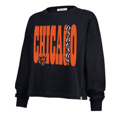 NFL Chicago Bears '47 Women's Stacked Sydney Long Sleeve T-Shirt