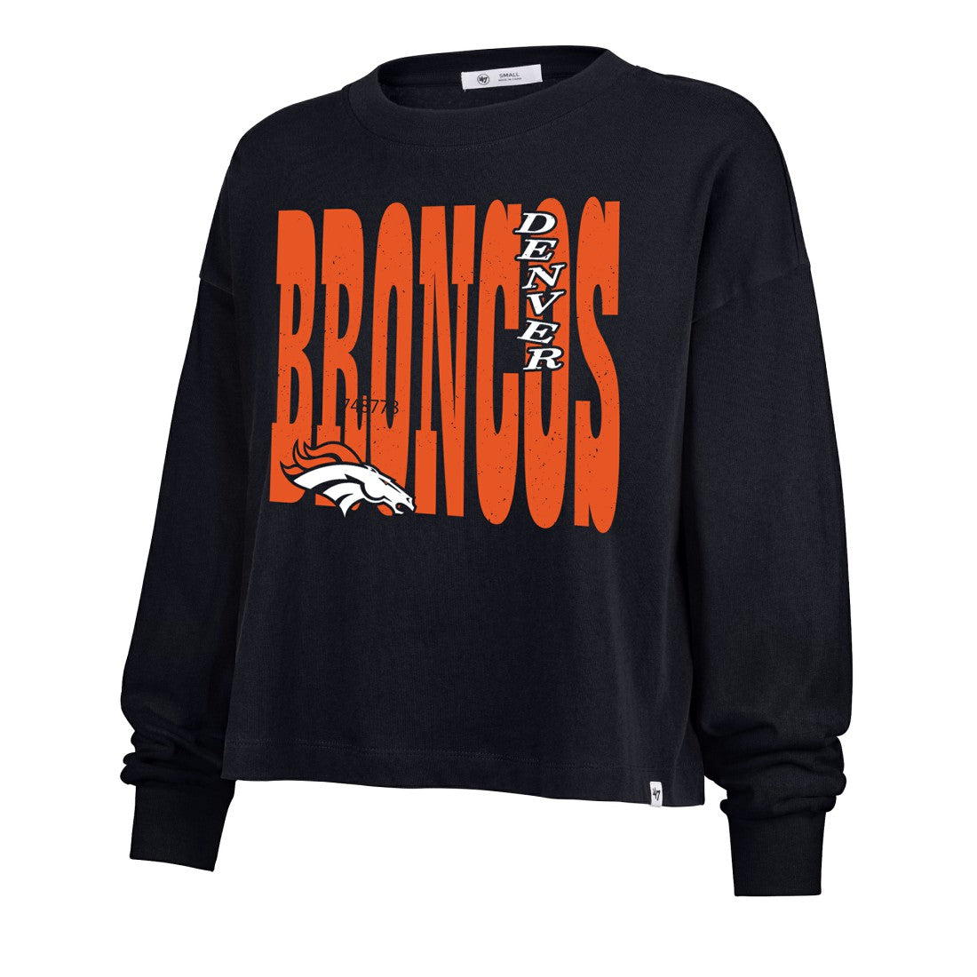 NFL Denver Broncos '47 Women's Stacked Sydney Long Sleeve T-Shirt