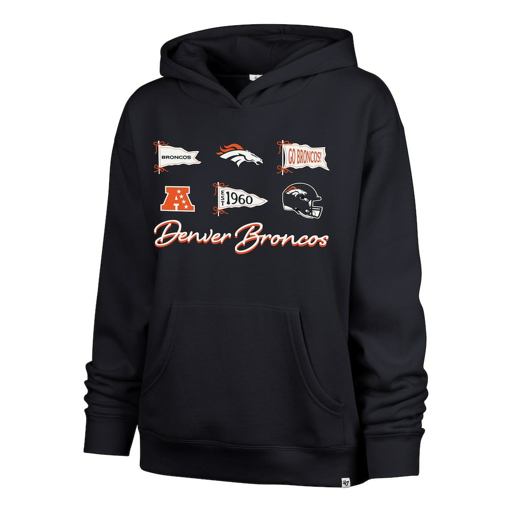 NFL Denver Broncos '47 Women's Bow & Banners Naomi Hoodie