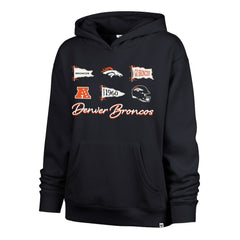 NFL Denver Broncos '47 Women's Bow & Banners Naomi Hoodie