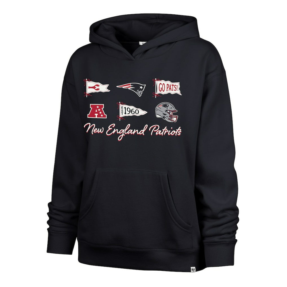 NFL New England Patriots '47 Women's Bow & Banners Naomi Hoodie