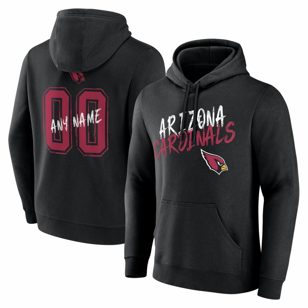 NFL Arizona Cardinals Hustle Personalized Name & Number Hoodie