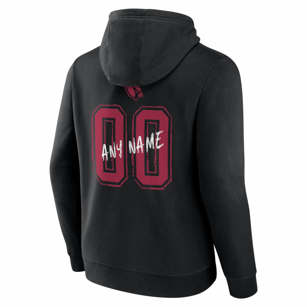 NFL Arizona Cardinals Hustle Personalized Name & Number Hoodie