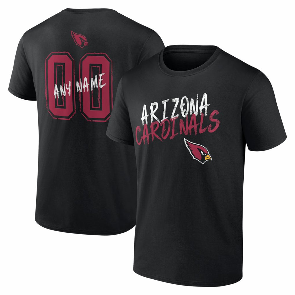 NFL Arizona Cardinals Hustle Personalized Name & Number T-Shirt