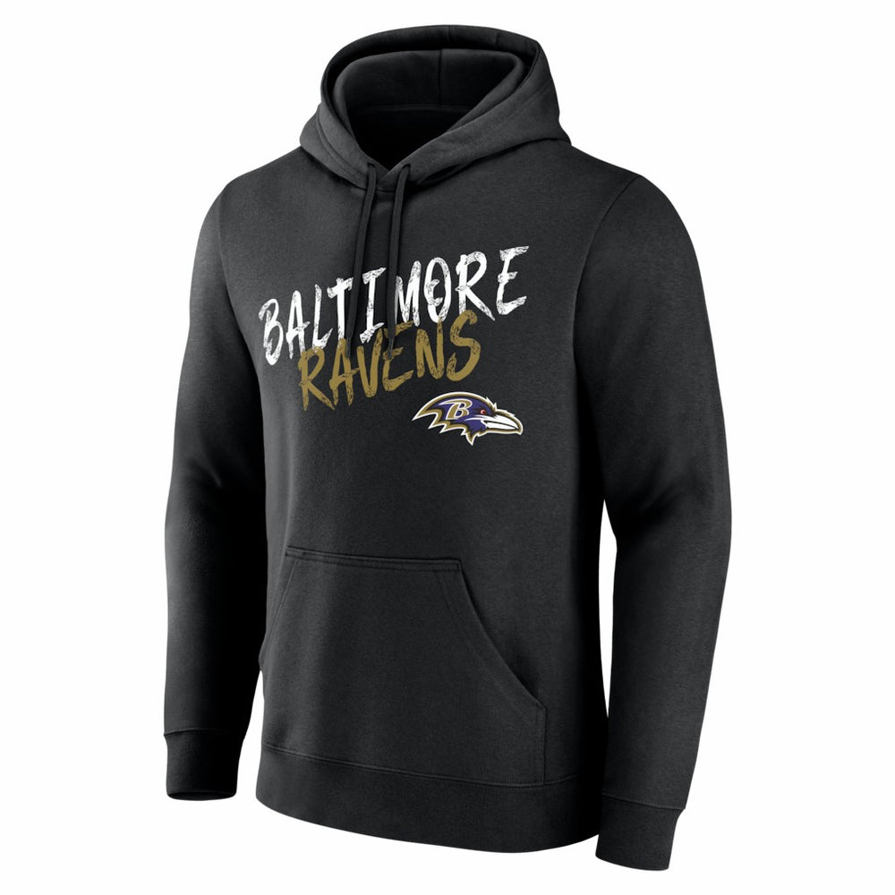 NFL Baltimore Ravens Hustle Personalized Name & Number Hoodie