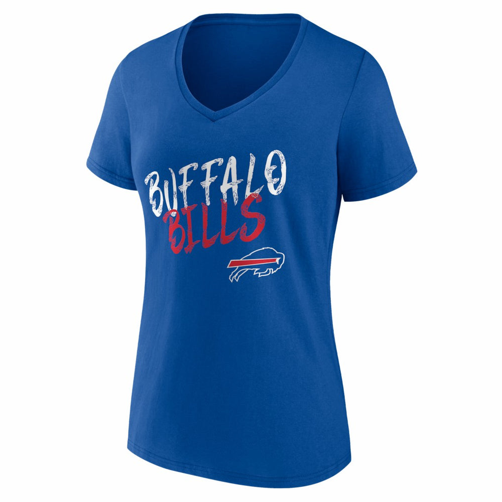 NFL Buffalo Bills Women's Hustle Personalized Name & Number V-Neck T-Shirt